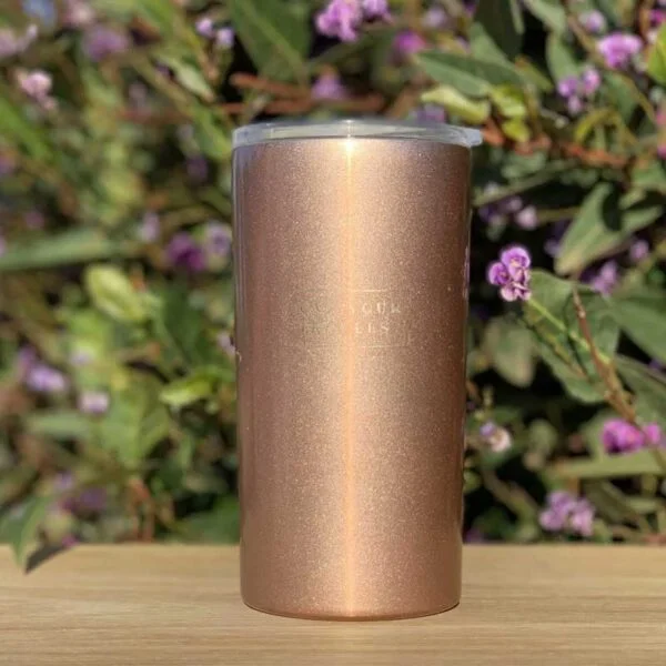 Love Your Travels Rose Gold 400ML Travel Mug - Love Your Travels